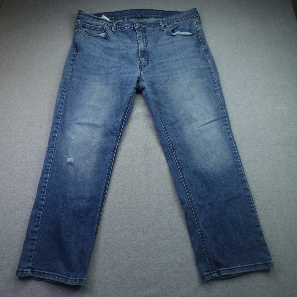 Levi's 541 Jeans Mens 40x27 (Tag 40x30) Blue Athletic Taper‎ Denim